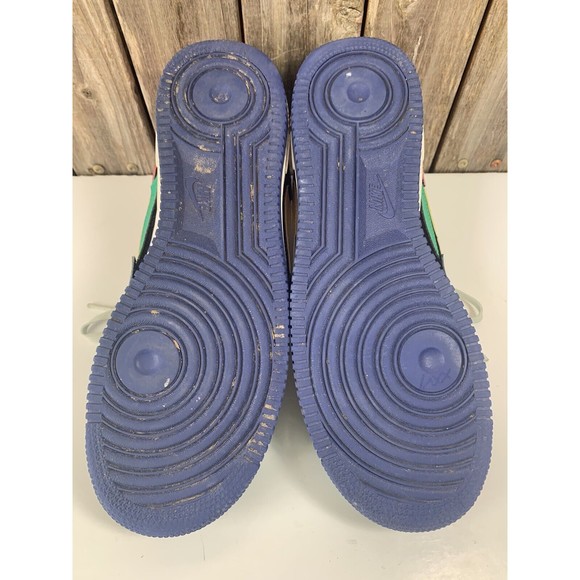 Nike Air Force 1/1 Black Multi-Color Hook And Loop Mens Shoe Size 10 - Picture 7 of 9